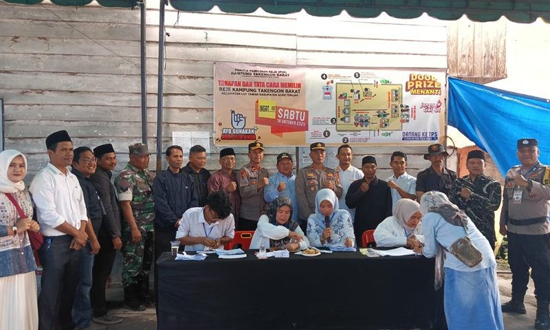 Mayarakat Takengon Barat telah melakukan pemilihan Reje.