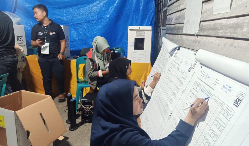 Masyarakat Takengon Barat sudah melakukan Pemilu.